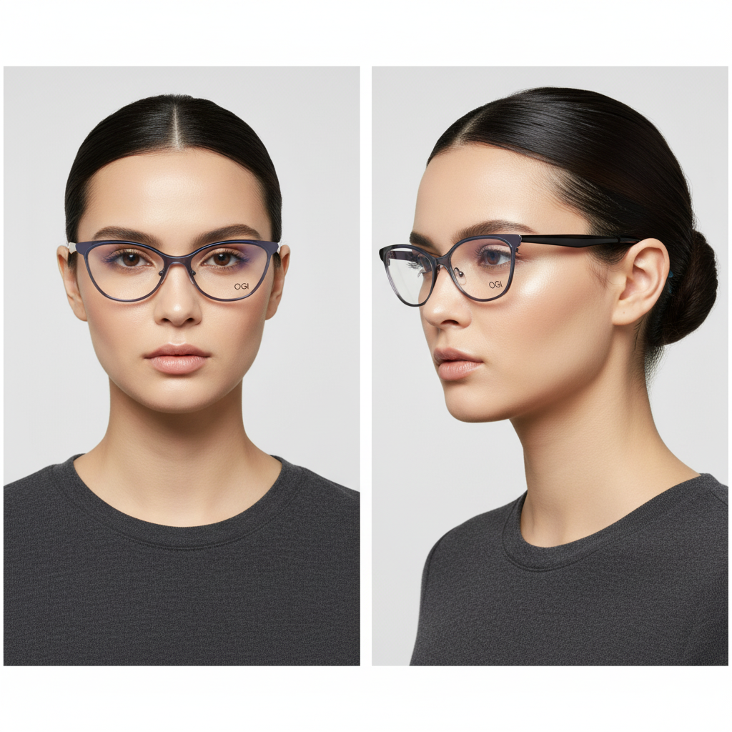 OGI EVOLUTION 4312 COPPER-BROWN /ORANGE EYEGLASSES