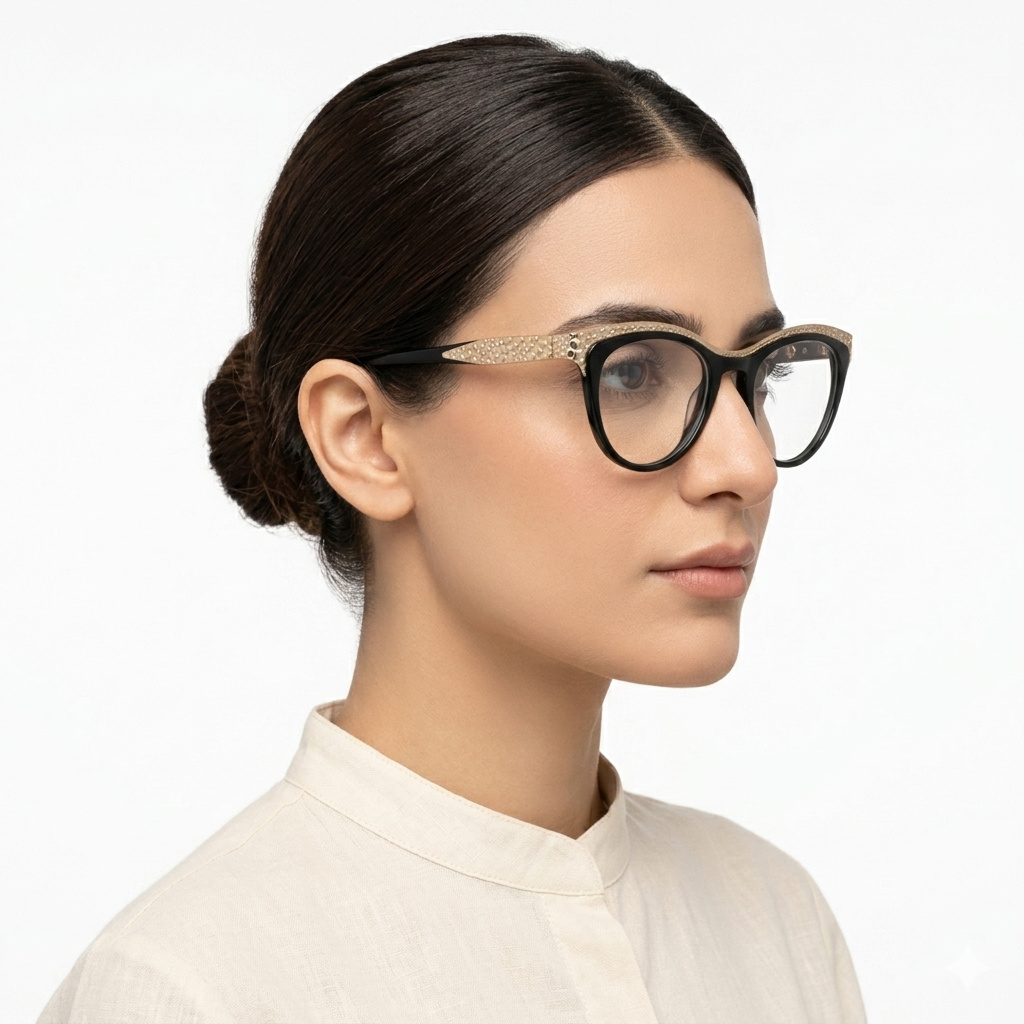 BON VIVANTMADELINE/7044 BLACK&GOLD